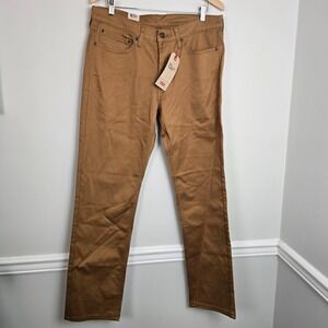 Levi's Men's 541 Athletic Taper Stretch Twill Pants 34x34 Brown Casual Workwear